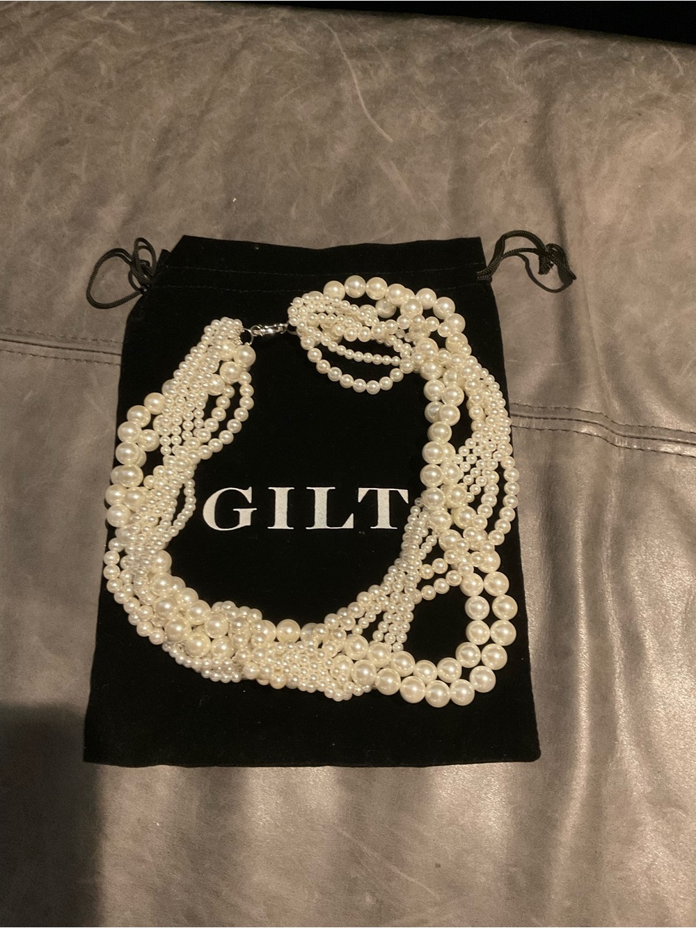 Pearl statement necklace from Gilt